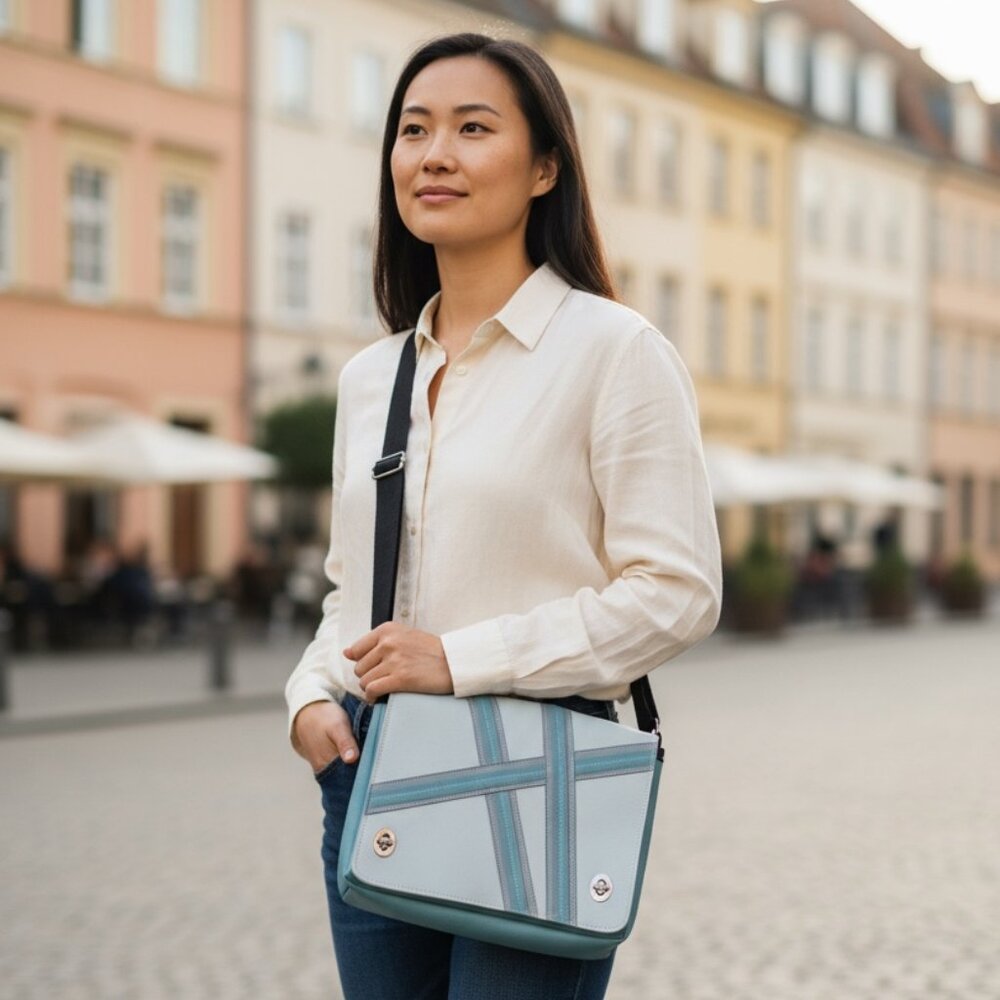 NEW Holly Aiken Custom Auxiliary Crossbody Handbag Handmade in North Carolina